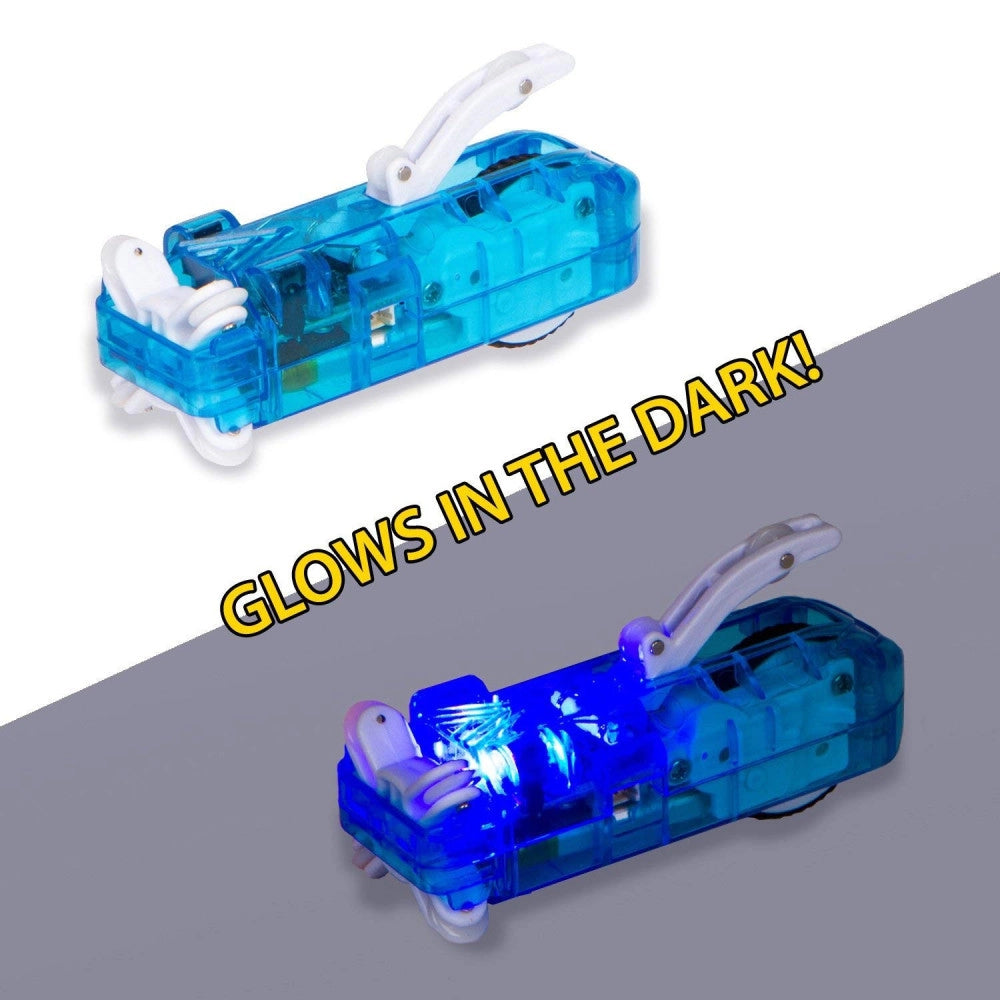 Trade Shop - Gioco Giocattolo Zoom Tube Racing Tubo Magico Per Macchinine Con Effetto Luci -