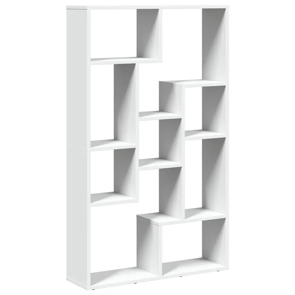 Libreria Bianca 72x20x120,5 cm in Truciolato 858156