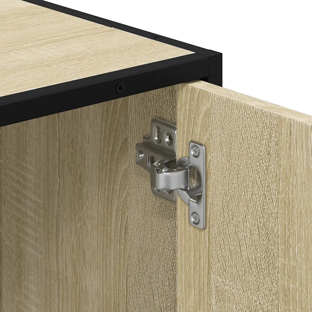 vidaXL Mobile Lavabo da Bagno Rovere Sonoma 65x33x60 cm in Truciolato