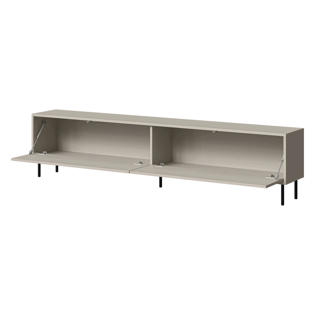 Vesuviana, Mobile Porta tv un Ripiano, 200x30x46h cm Beige