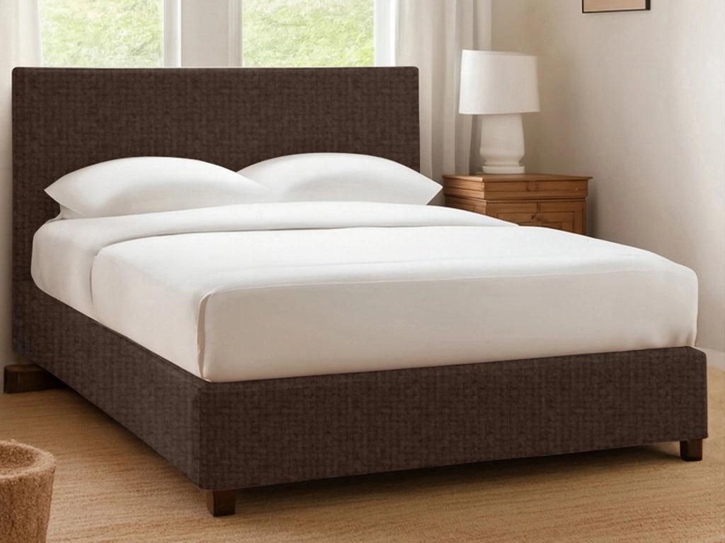 Dagenham, Letto Singolo Sfoderabile Made in Italy, Marrone