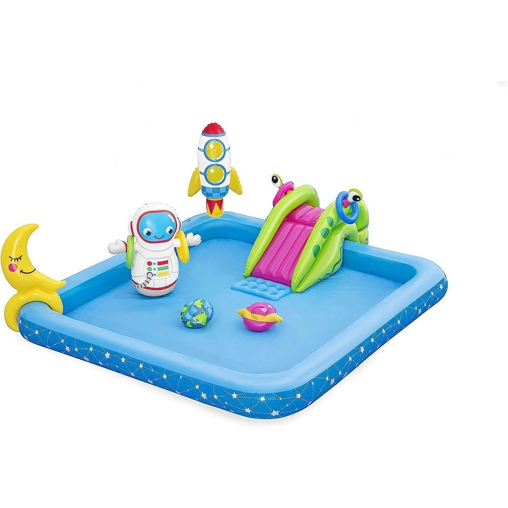 Trade Shop - Play Center Piccolo Astronauta Gonfiabile 228x206x84 Cm Piscina Giardino 53126 -