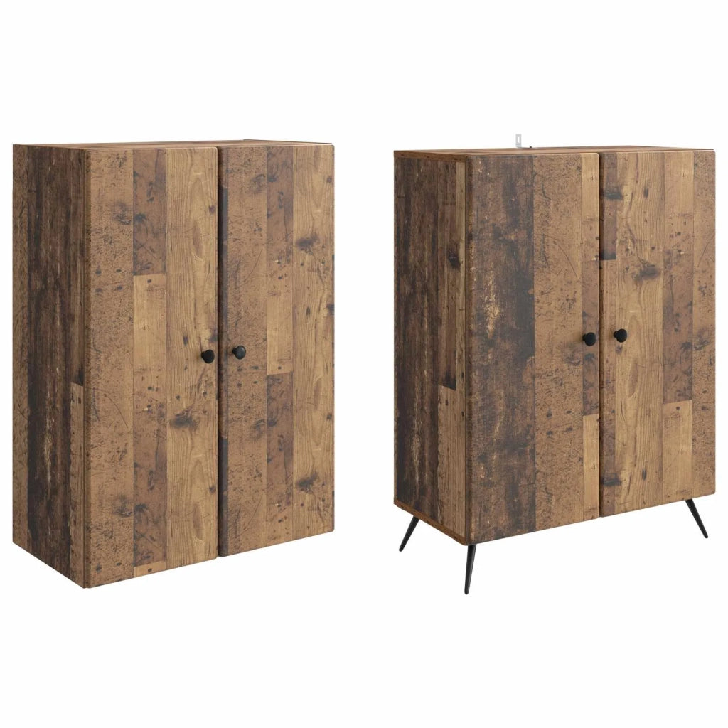 Set di armadi 2 pcs Legno antico Legno ingegnerizzato 3416869
