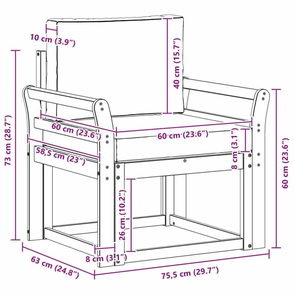 2 Pezzo Set di divani da esterno-Sofa da giardino Poliestere Bianco e Antracite 922771