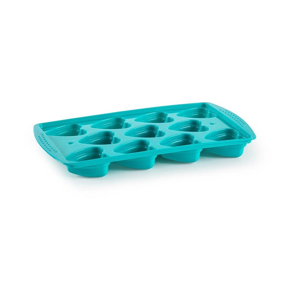 Trade Shop - Vaschetta Forma Ghiaccio Forma Di Cuore Cubetti Ghiaccio Plastica Colorata 11584 -