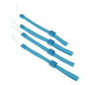 Cinturino di nylon adattabile - Set di 4 pezzi - Blu - Compatibile con Wii Remote - Flessibile