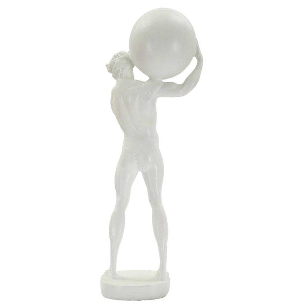 Scultura VKH370, Bianco, Poliresina, 18x12,5x50 cm