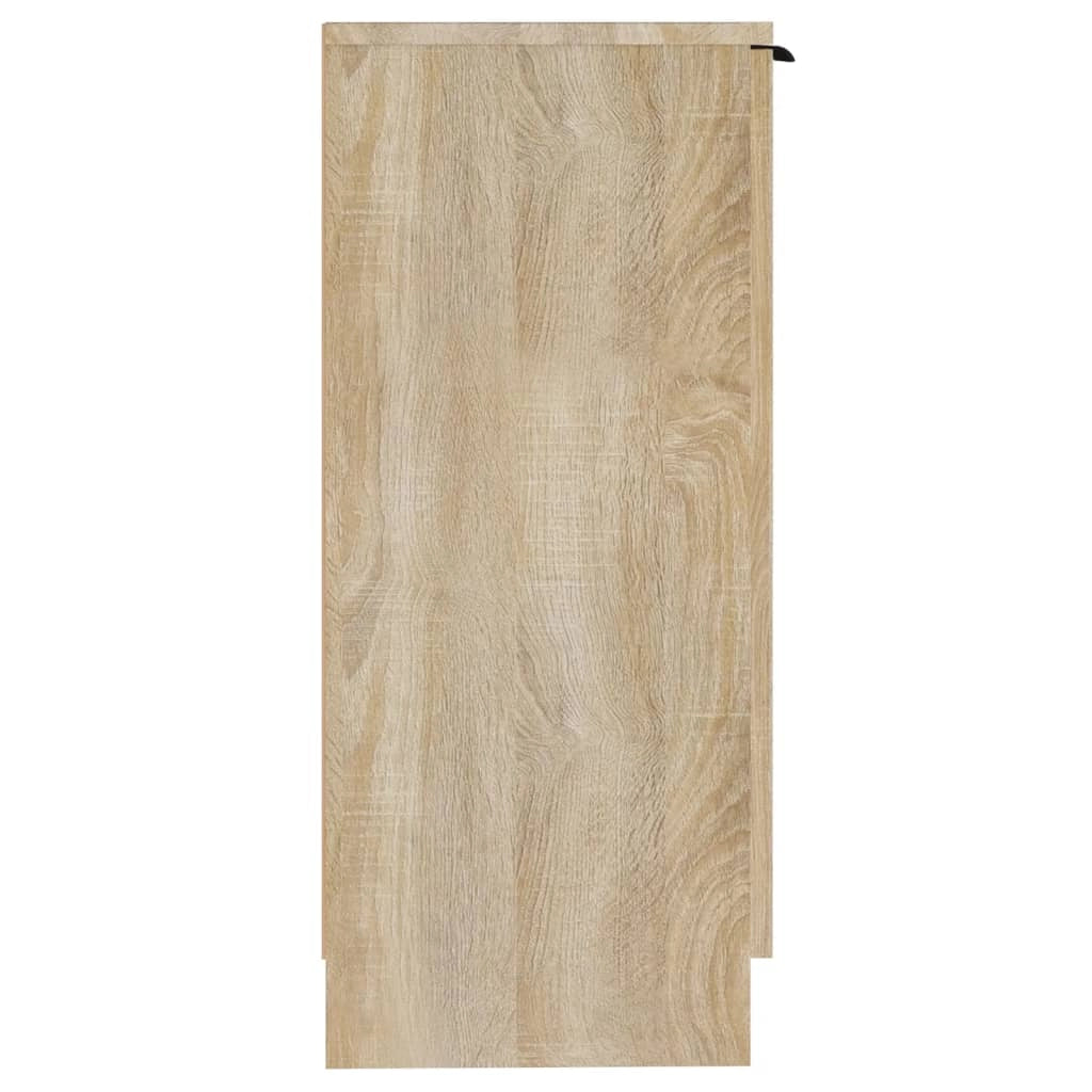 Buffet credenza cassettiera armadio mobile contenitore organizer cucina soggiorno rovere Sonoma 30 x 30 x 70 cm legno ingegnerizzato marrone 02_0031501
