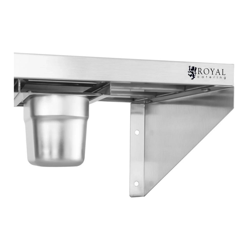 Porta spezie - 5 x 1/6 GN - 120 cm acciaio inox 14_0003171