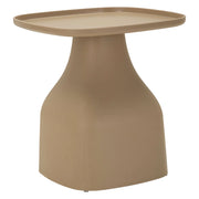 Inhamb, Tavolino da Salotto Adatto per Indoor/outdoor, 48x48x50h cm Grigio Tortora