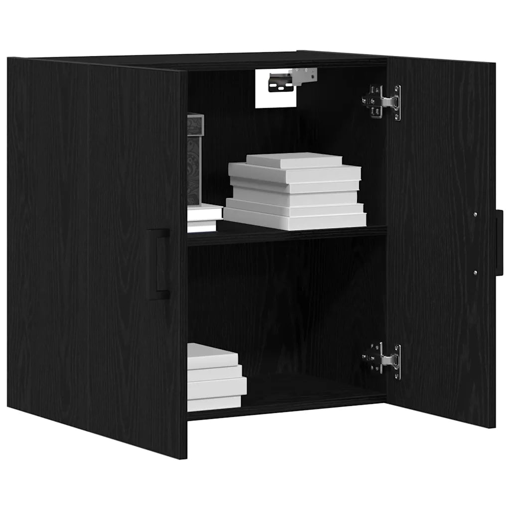 Mobile a muro Rovere Nero 60 x 31 x 60 cm Legno multistrato 862944