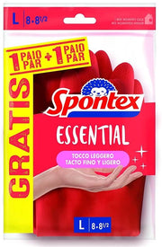 SPONTEX GUANTI IN LATTICE SUPER SOTTILI 2 PAIA TAGLIA L