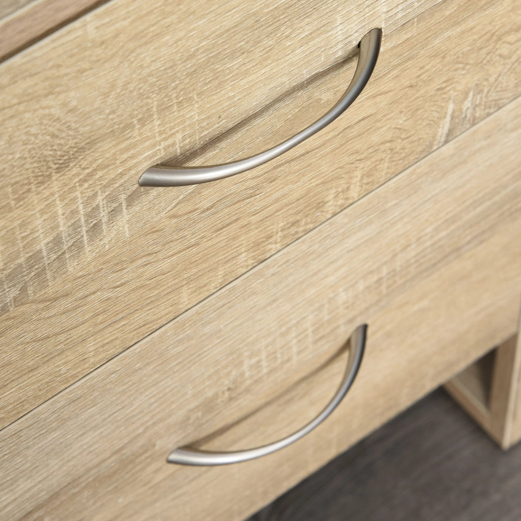 Comodino ¨C zephmum ¨C Legno Naturale 48x39x54 cm