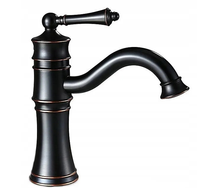 Rubinetto Da Bagno Rea Vintage Old Black Low