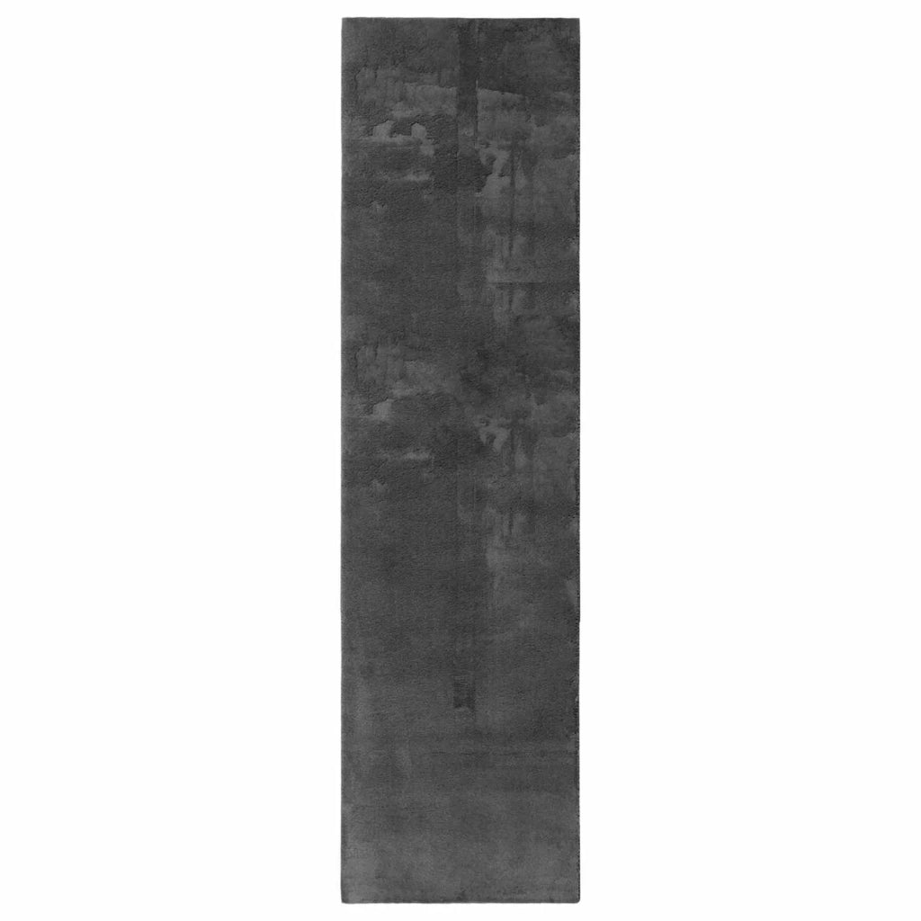 Tappeti per area HUARTE Antracite 1000 x 80 cm Poliestere