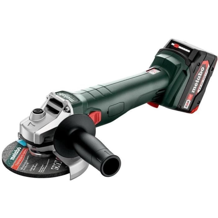 Smerigliatrice angolare a batteria - METABO - W 18 L 9-125 - 18 V - MetaBOX 165 L
