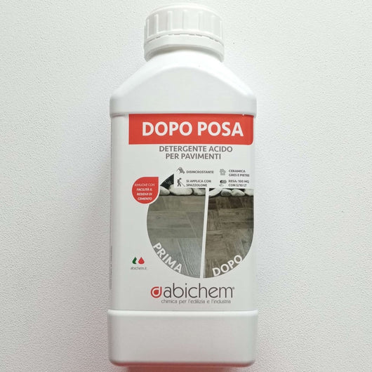Abichem 1lt dopo posa detergente acido per pavimenti