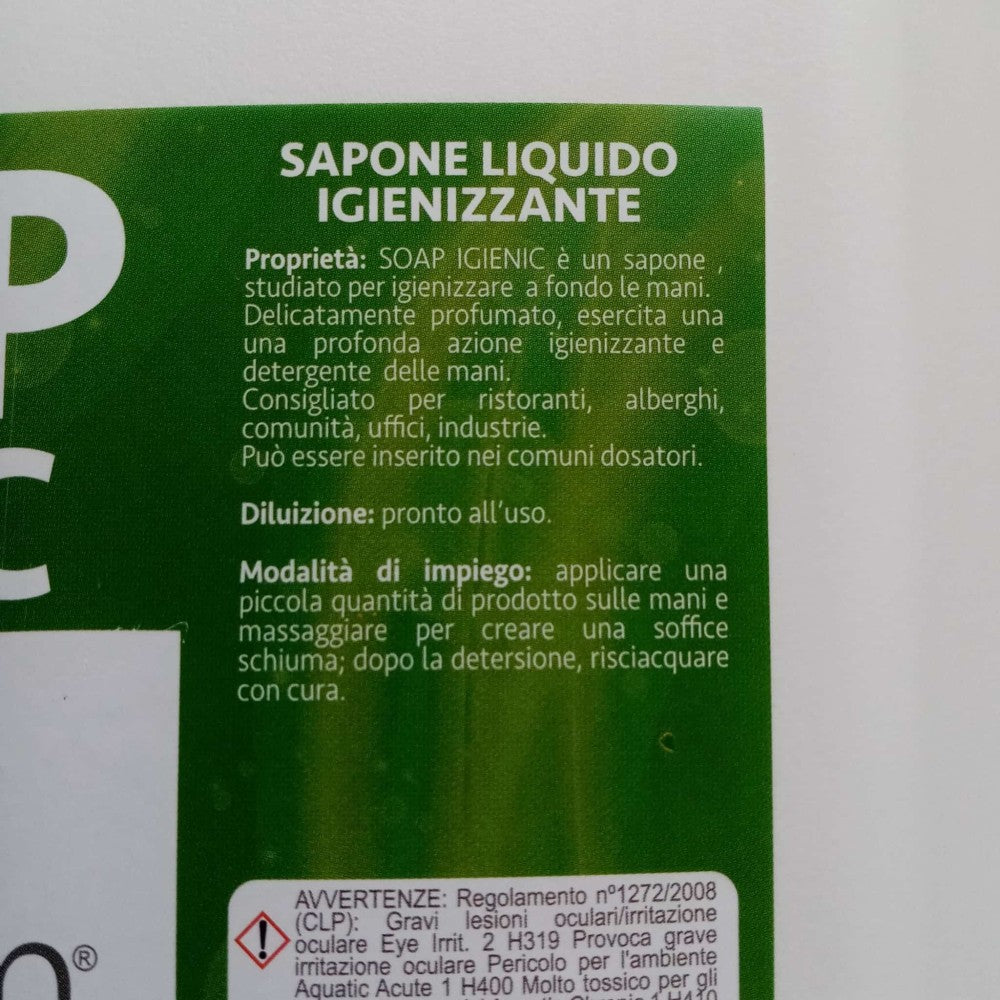 Abichem 5lt soap igienic sapone liquido igienizzante lavamani