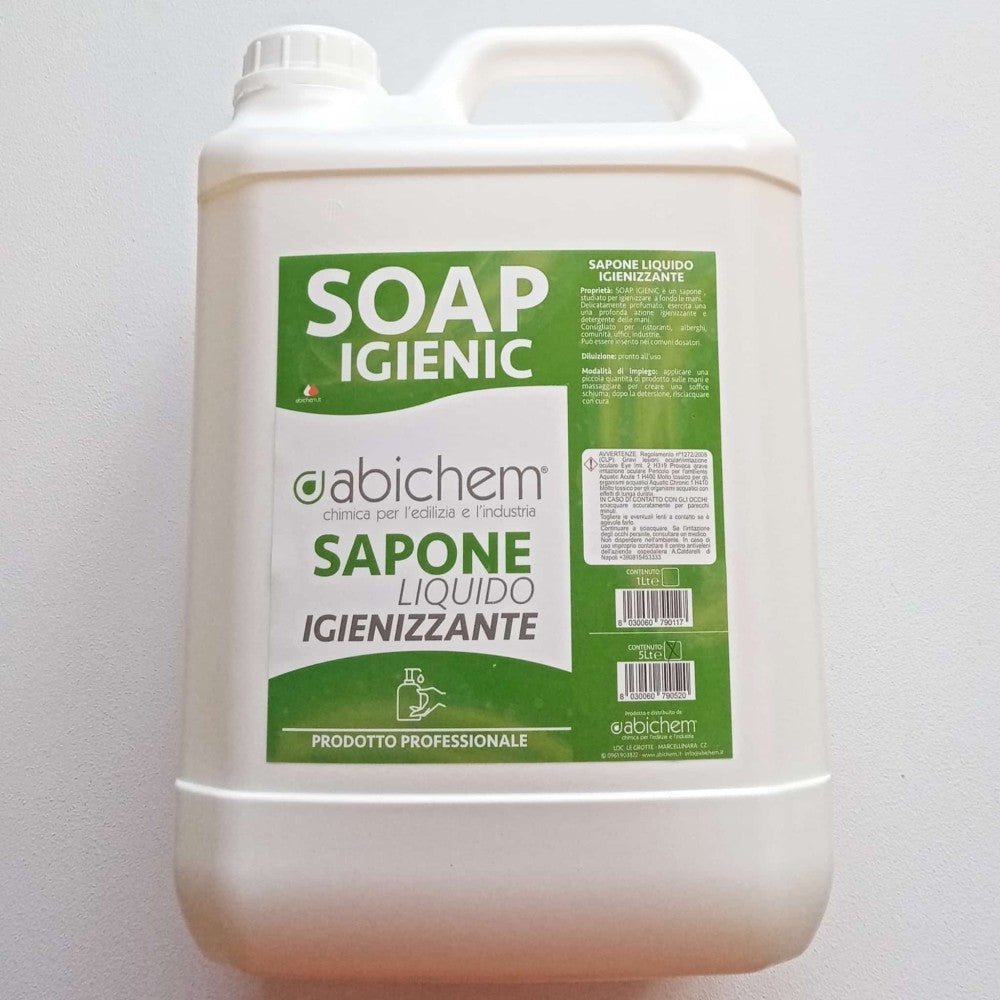 Abichem 5lt soap igienic sapone liquido igienizzante lavamani