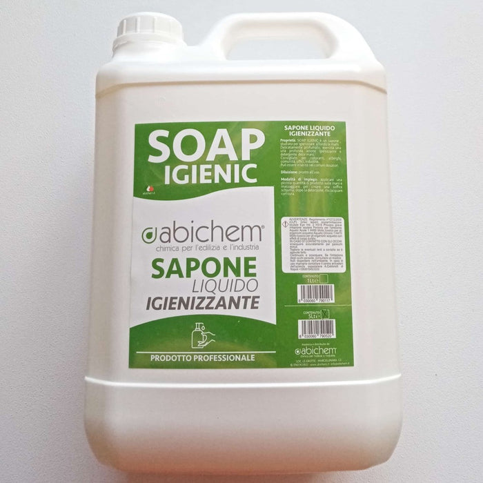 Abichem 5lt soap igienic sapone liquido igienizzante lavamani