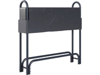 Copri legna in acciaio Washington 120x24x120 cm colore Grigio