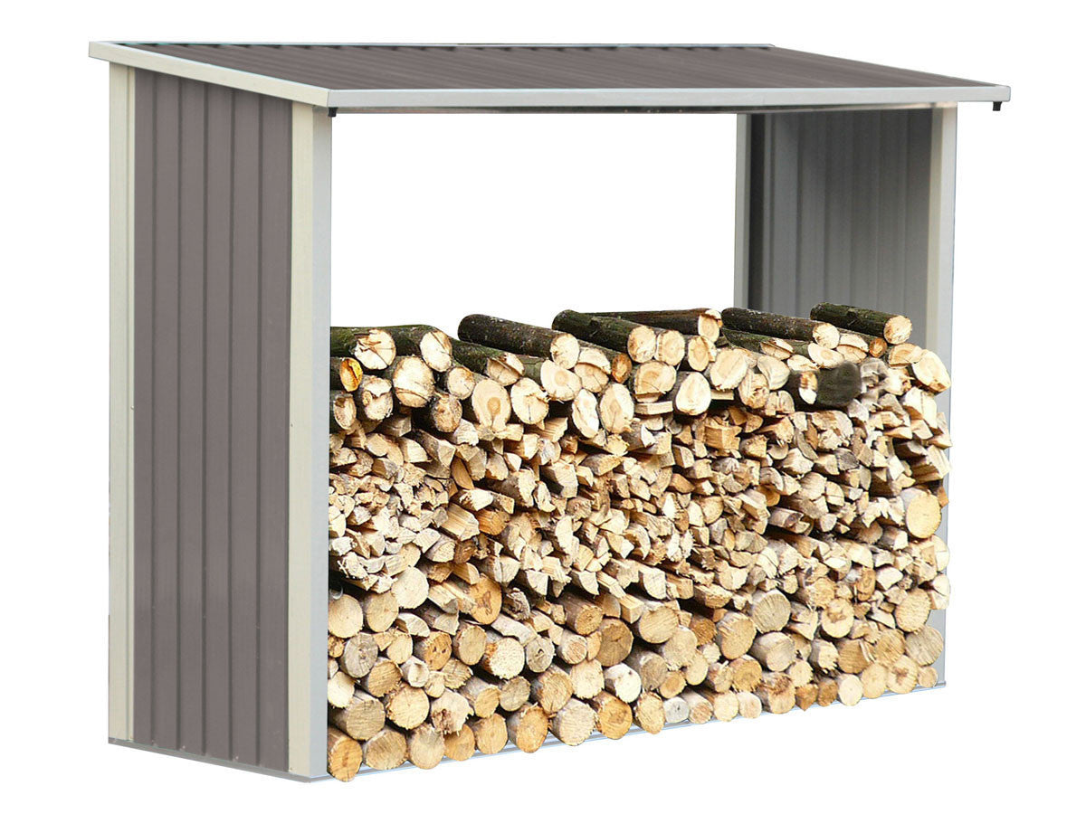 Capanno per la legna in metallo  "Victor" - 2.15m²