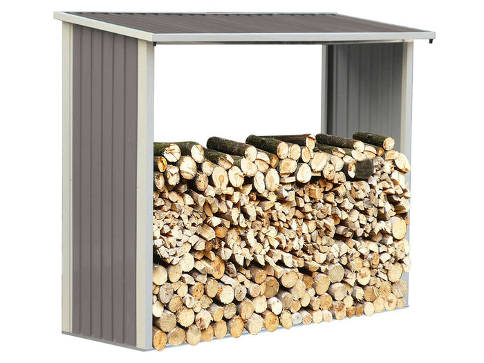 Capanno per la legna in metallo "Victor" - 1.68M²
