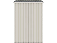 Casetta da giardino in metallo "Nebraska" - 2,70 m² - Beige/grigio antracite