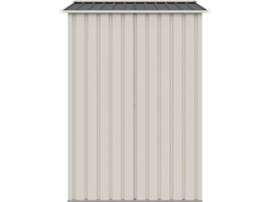 Casetta da giardino in metallo "Nebraska" - 2,70 m² - Beige/grigio antracite