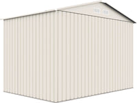 Casetta da giardino in metallo "Nebraska" - 5,30 m² - Beige/Grigio antracite