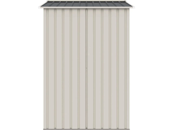 Casetta da giardino in metallo "Nebraska" - 2,70 m² - Beige/grigio antracite