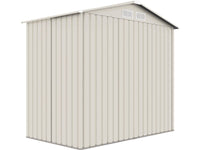 Casetta da giardino in metallo "Nebraska" - 4,07 m² - Beige/Grigio antracite