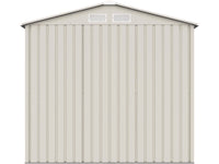 Casetta da giardino in metallo "Nebraska" - 2,70 m² - Beige/grigio antracite