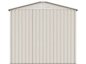 Casetta da giardino in metallo "Nebraska" - 2,70 m² - Beige/grigio antracite