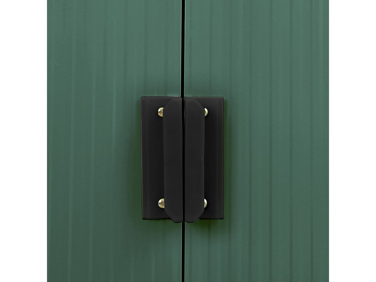 Capanno da giardino in metallo - "Rosas " - 7,06 m² con grondaia