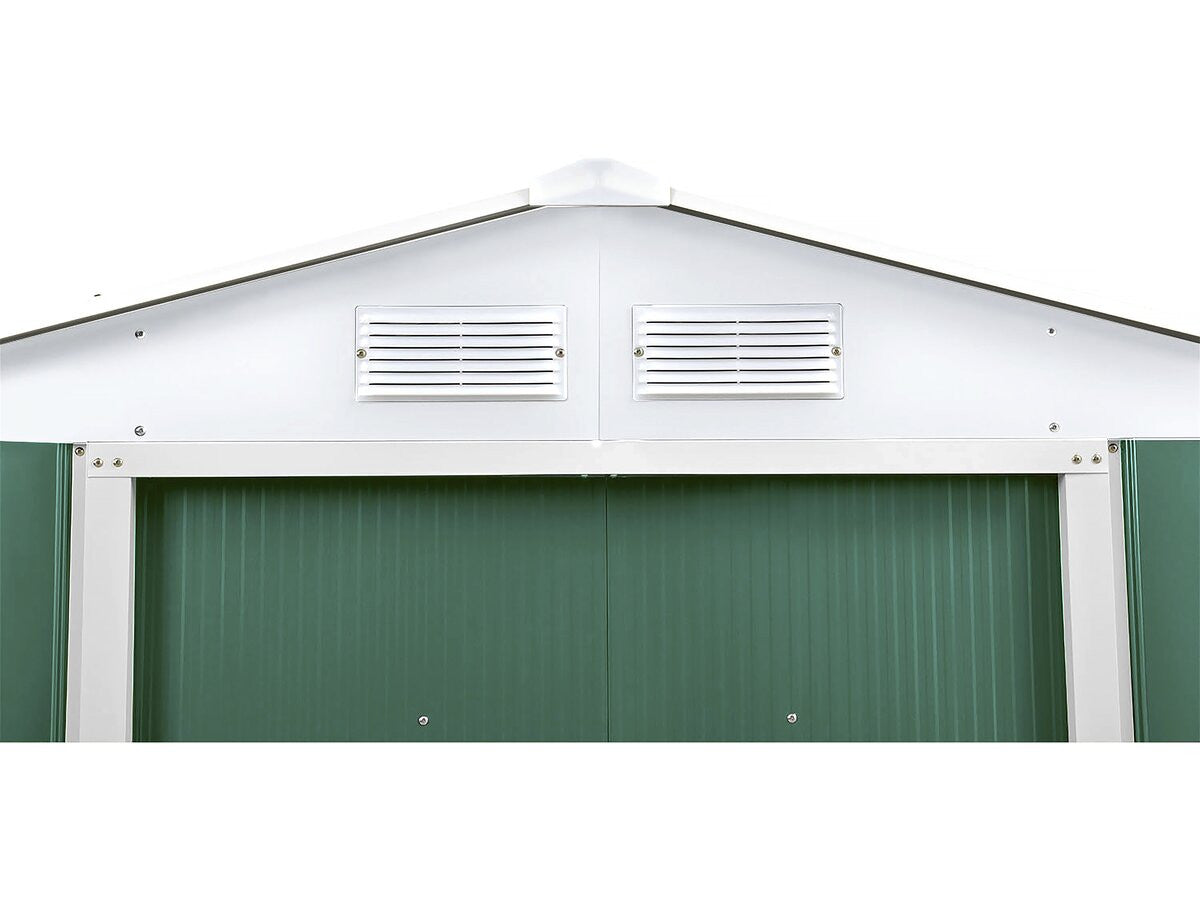 Capanno da giardino in metallo - "Rosas " - 10,85 m² con grondaia