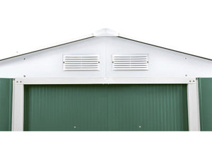 Capanno da giardino in metallo - "Rosas " - 10,85 m² con grondaia