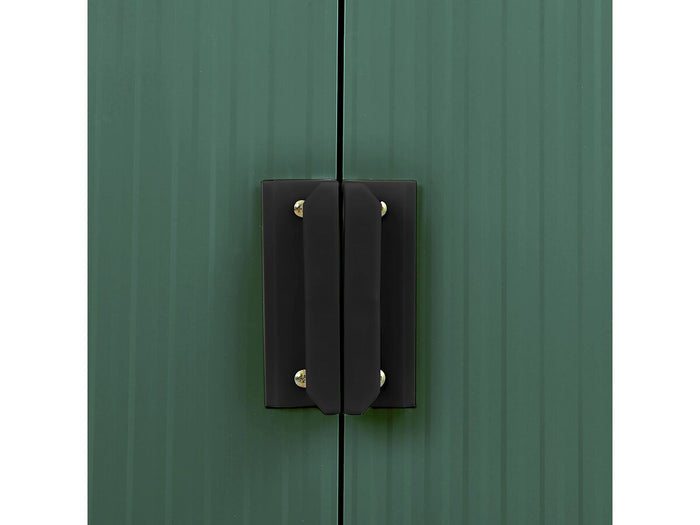 Capanno da giardino in metallo - "Rosas " - 10,85 m² con grondaia