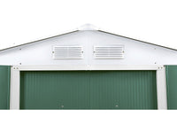 Capanno da giardino in metallo - "Rosas " - 10,85 m² con grondaia