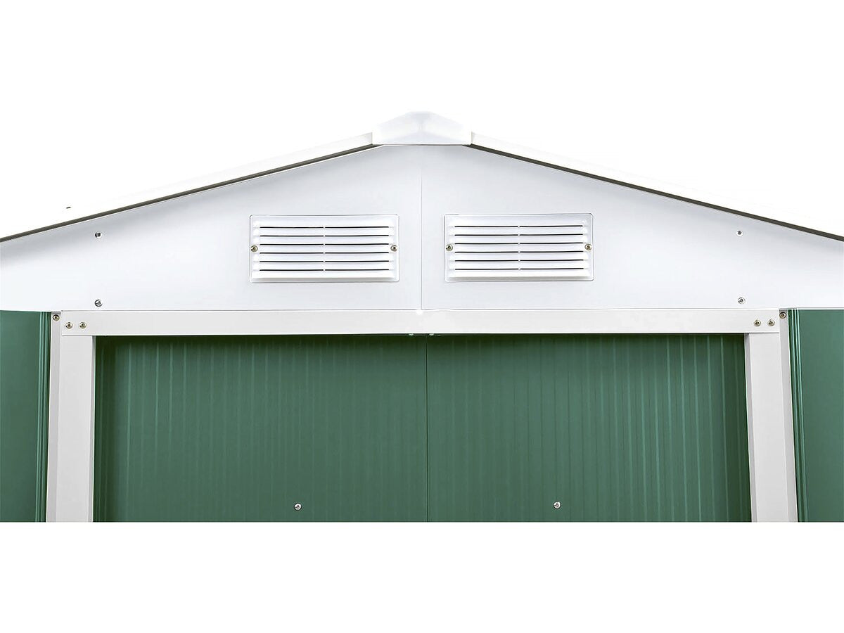 Capanno da giardino in metallo - "Rosas "- 4,07 m² con grondaia