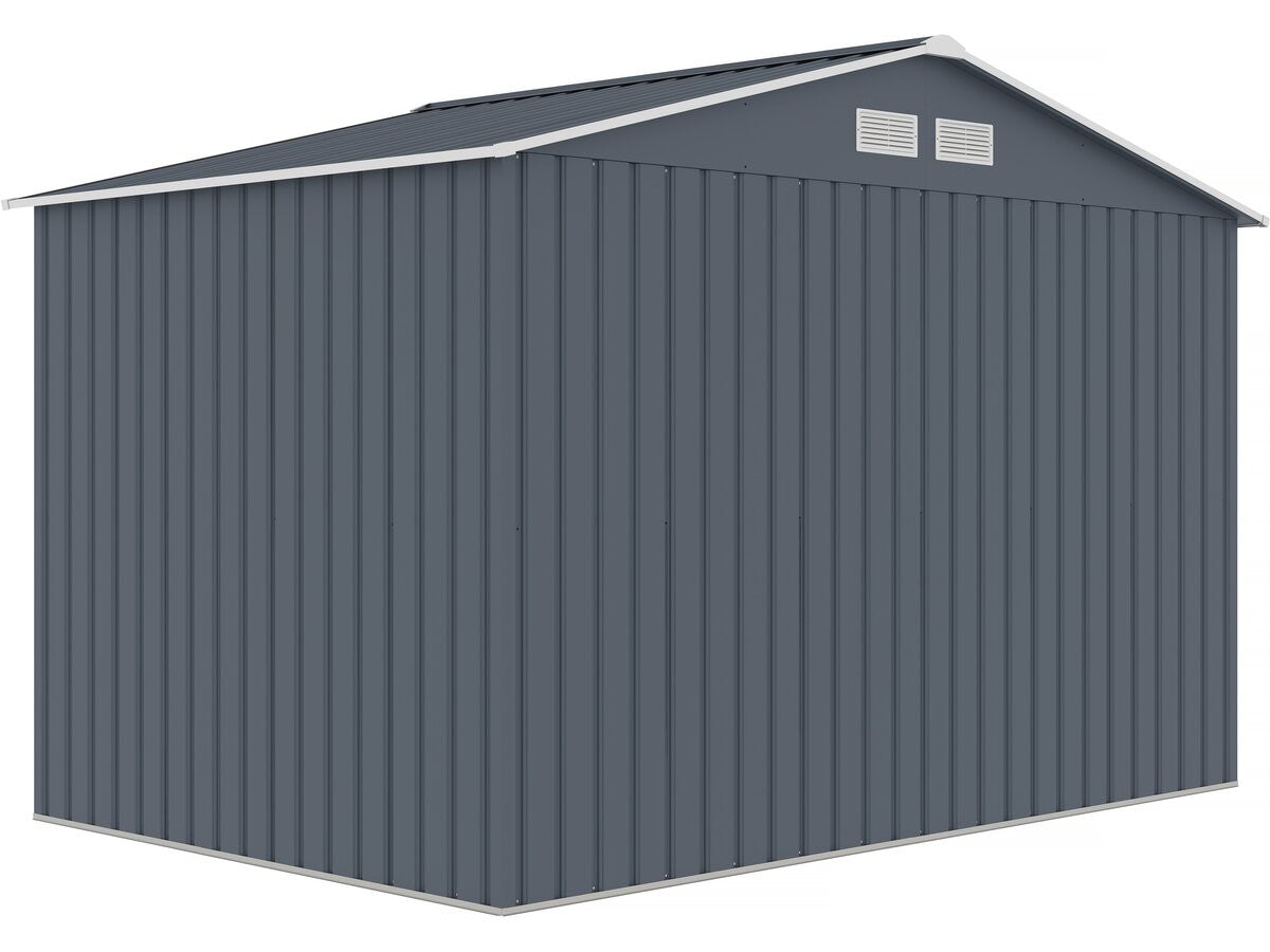 Casetta da giardino in metallo "Vegas II" - 5,29 m2 - Grigio