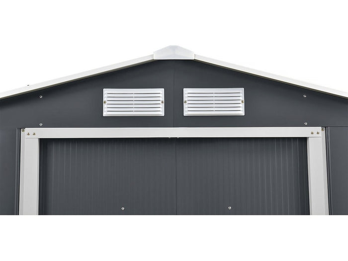 Capanno da giardino in metallo "Vegas" da 5,29 m² con grondaia