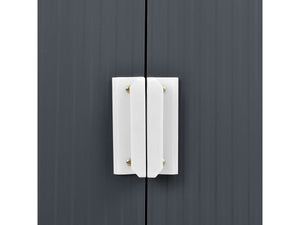 Capanno da giardino in metallo "Vegas" da 5,29 m² con grondaia