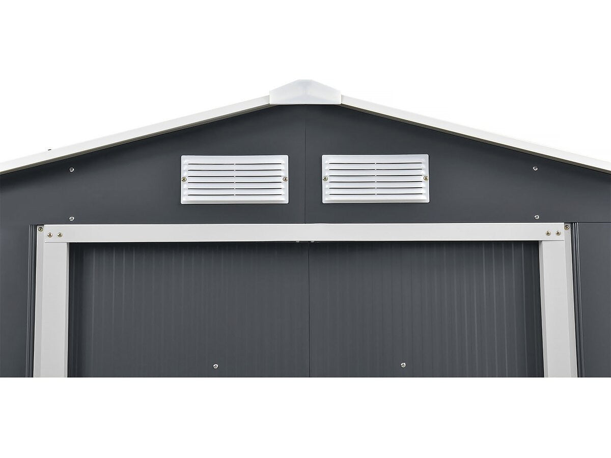 Capanno da giardino in metallo - "Vegas" - 7,06 m² con grondaia