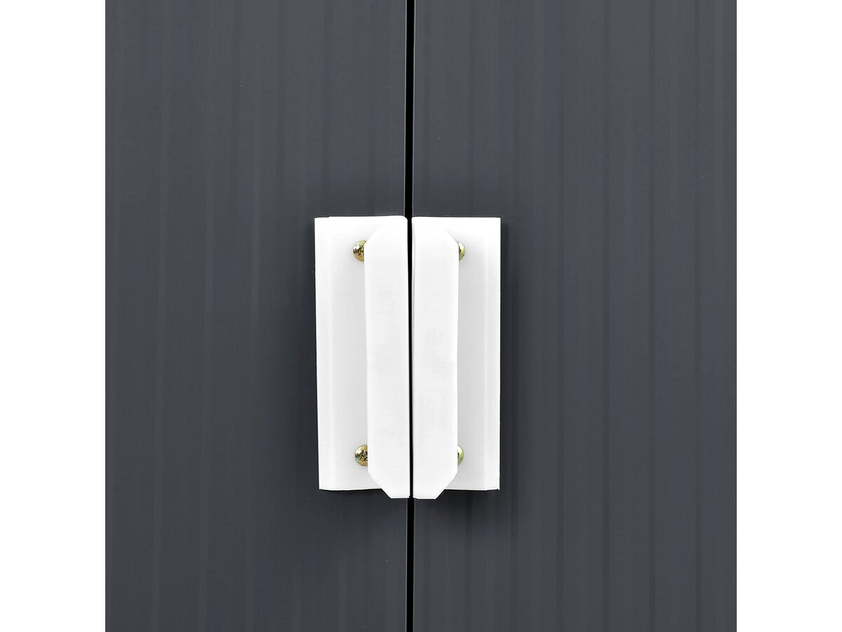 Capanno da giardino in metallo - "Vegas" - 5,29 m² con pannelli solari