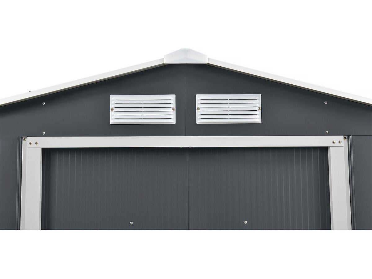 Capanno da giardino in metallo - "Vegas" - 2,7 m² con grondaia