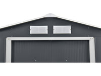 Capanno da giardino in metallo - "Vegas" - 2,7 m² con grondaia