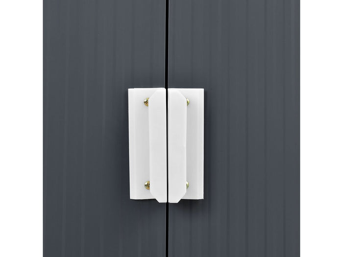 Capanno da giardino in metallo - "Vegas" - 2,7 m² con grondaia