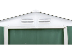 Capanno da giardino in metallo - "Rosas " - 2,71 m² con serbatoio per il recupero dell'acqua