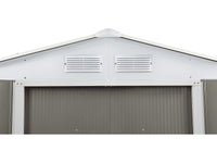 Capanno da giardino in metallo "Dallas" - 12,99 m² con pannello solare